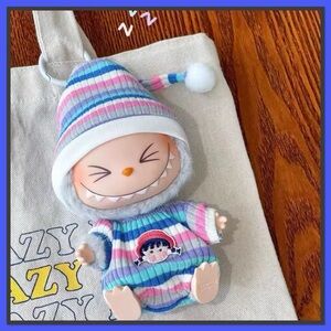 Labubu Striped Outfit with Hat